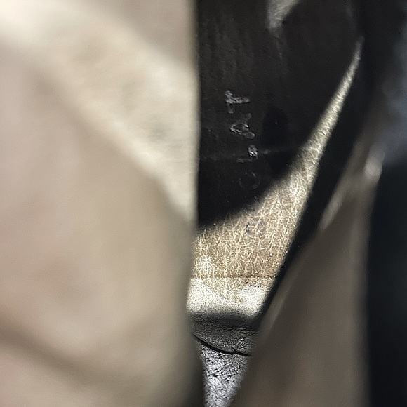 Chocolat Blu Embroidered Knee High Platform Boots, Size 7 - Picture 8 of 9